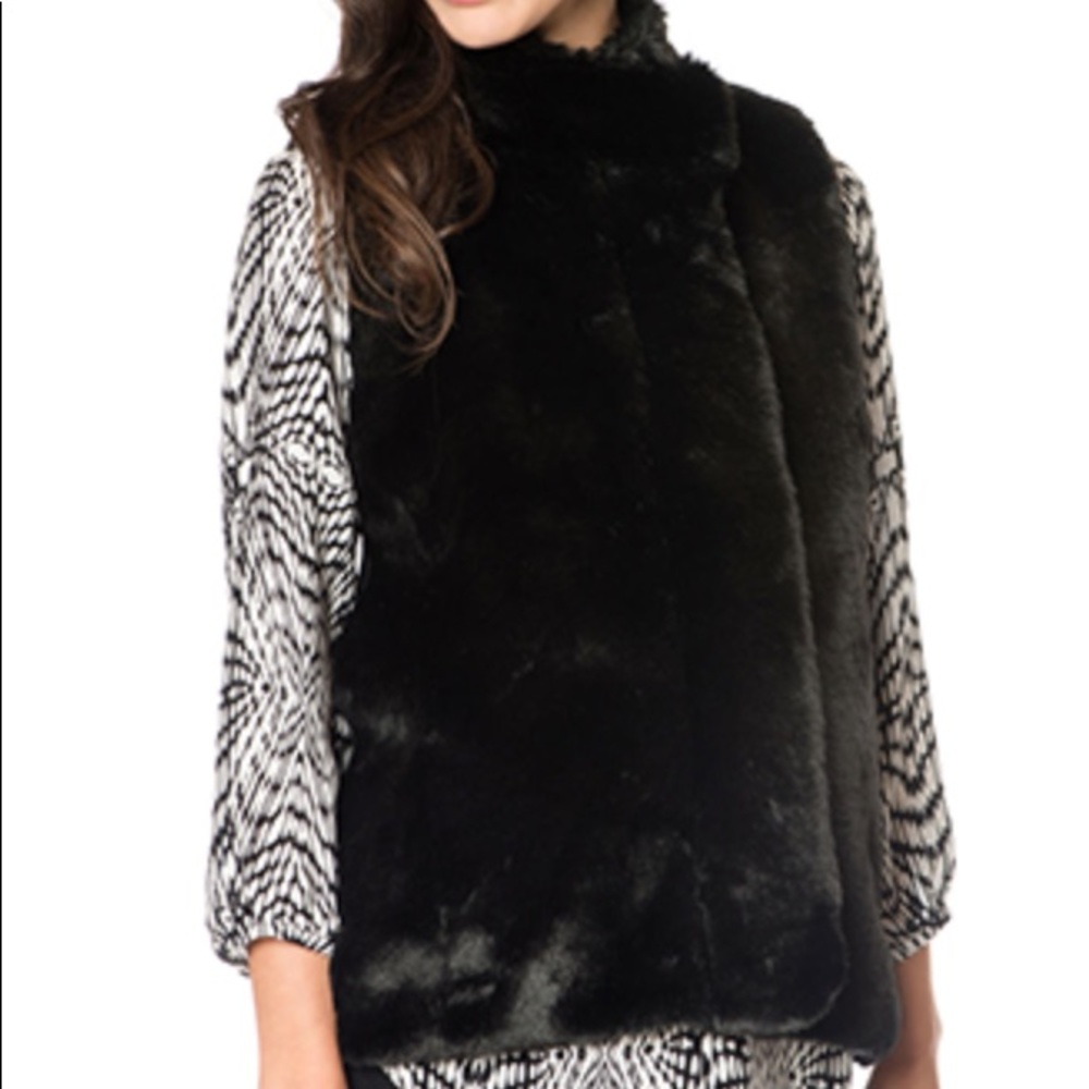 Rebecca Minkoff Pea in the Pod Fur Sweater Vest